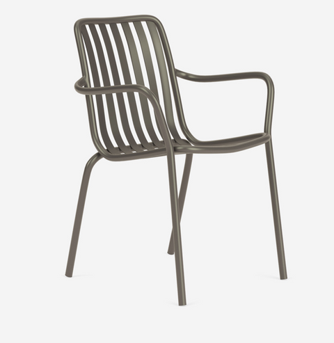 Ria Outdoor Arm Dining Chair - Nutmeg