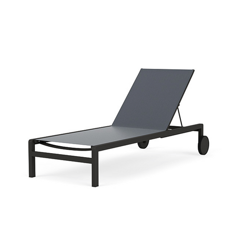 Cape Outdoor Chaise - Charcoal