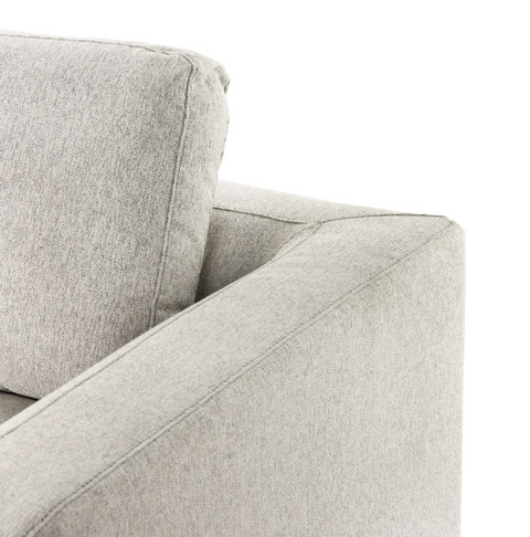 Colt 3Pc U Sectional- Aldred Silver