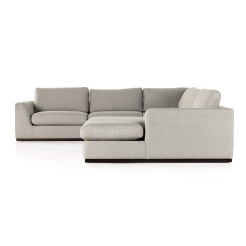Colt 4Pc RAF Sectional- Aldred Silver
