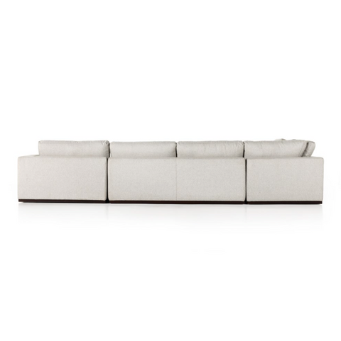 Colt 4Pc RAF Sectional- Aldred Silver