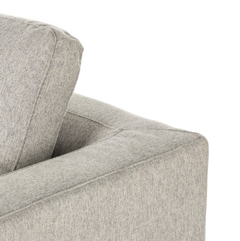 Colt 4Pc RAF Sectional- Aldred Silver