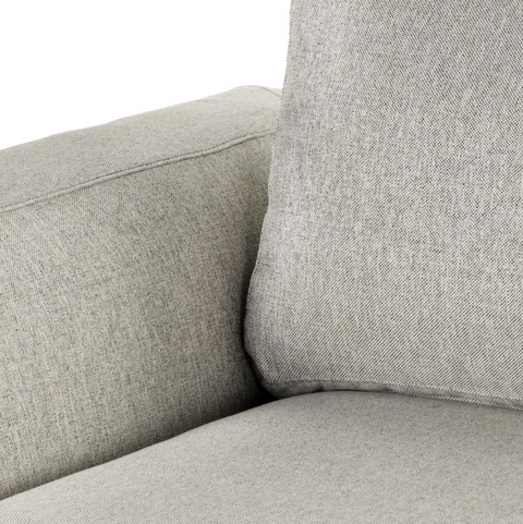 Colt 4Pc LAF Sectional- Aldred Silver