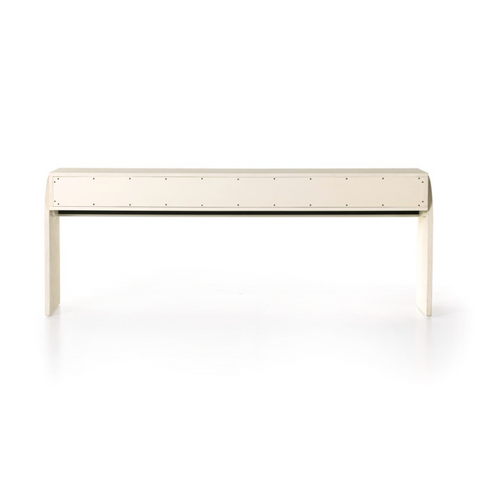 Cressida Console Table - Ivory Painted Linen