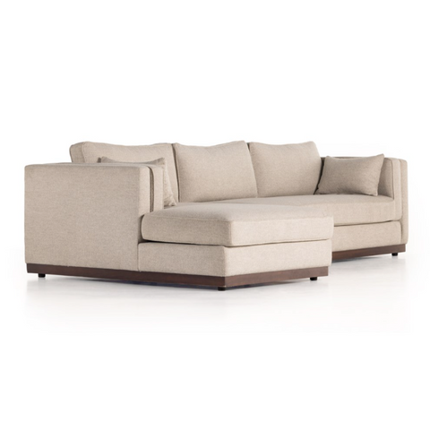 Lawrence 2Pc LAF Chaise Sectional Sofa -Nova Taupe