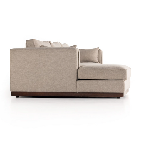Lawrence 2Pc LAF Chaise Sectional Sofa -Nova Taupe