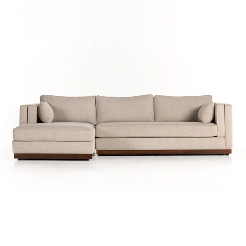 Lawrence 2Pc LAF Chaise Sectional Sofa -Nova Taupe