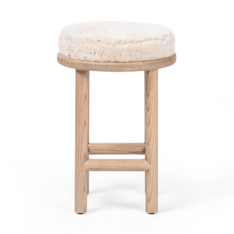 Saldino Counter Stool - Blonde Nettlewood