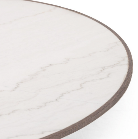 Skye Large Coffee Table -White Marble