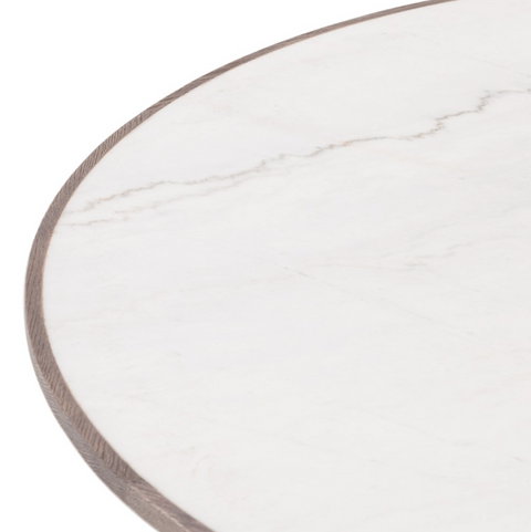 Skye Large Coffee Table -White Marble