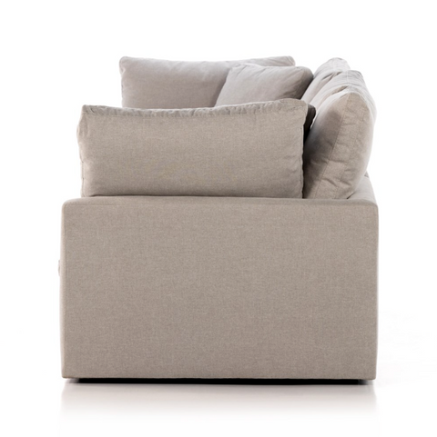 Stevie 3-Pc Sectional Sofa-Destin Flannel