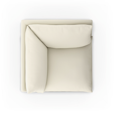 Grant Outdoor Corner Piece - Faye Cream