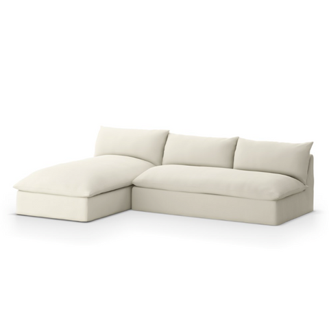 Grant Outdoor 2Pc Sectional - Faye Cream