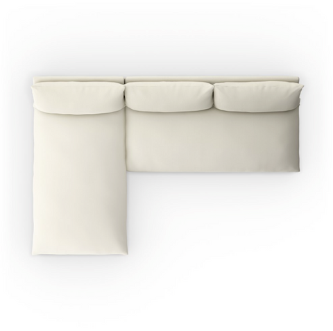 Grant Outdoor 2Pc Sectional - Faye Cream
