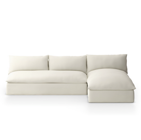 Grant Outdoor 2Pc Sectional - Faye Cream