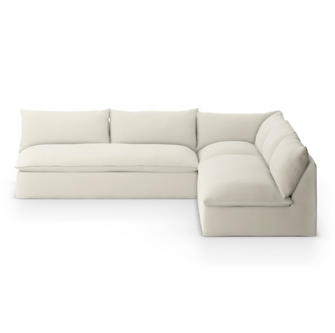 Grant Outdoor 3Pc Sectional - Faye Cream