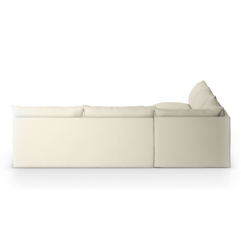 Grant Outdoor 3Pc Sectional - Faye Cream