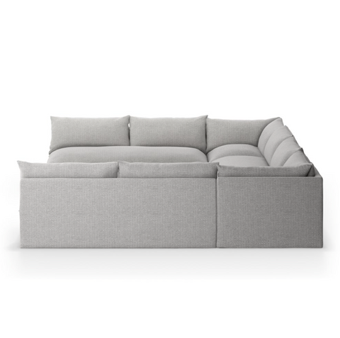 Grant Outdoor 5Pc Sectional - Faye Ash