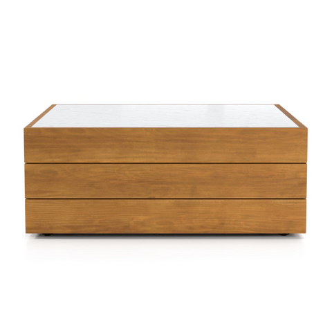 Grant Outdoor Coffee Table- Natural Teak
