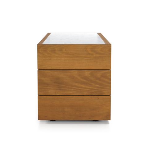 Grant Outdoor End Table- Natural Teak