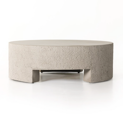Kember Outdoor Coffee Table- Blanc White
