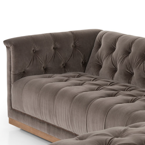 Maxx 2Pc RAF Sectional 109"- Sapphire Birch