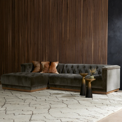 Maxx 2Pc LAF Sectional 109"- Sapphire Birch