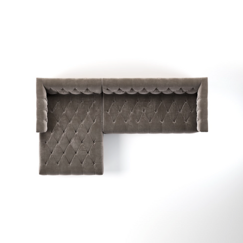 Maxx 2Pc LAF Sectional 109"- Sapphire Birch