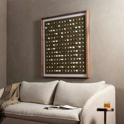 See Through Olive by FH Art Studio - Rustic Walnut