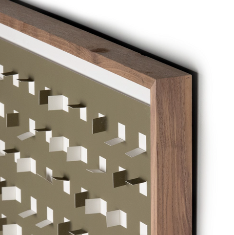 See Through Olive by FH Art Studio - Rustic Walnut