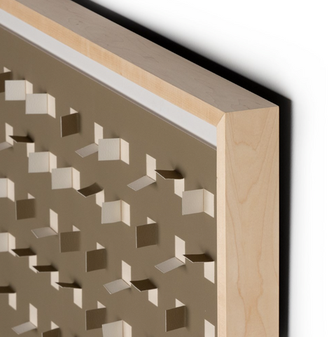 See Through Taupe By FH Art Studio