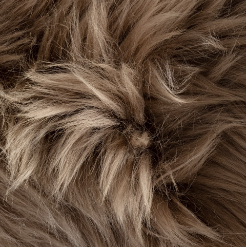 Lalo Lambskin Lumbar Pillow - Taupe