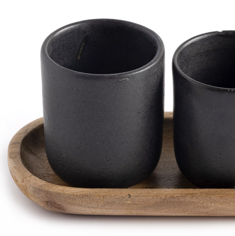 Nelo Espresso Cup - Set of 4 - Matte Black