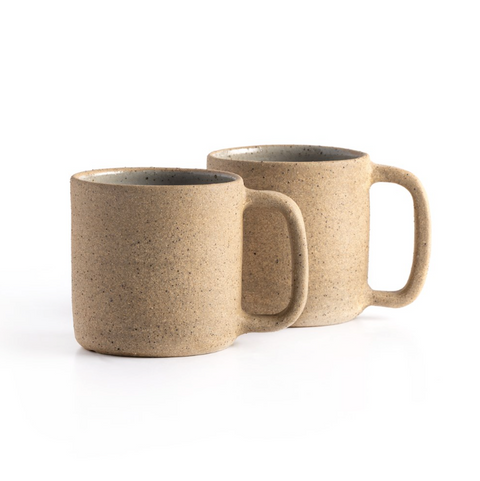 Nelo Mug - Set of 2 - Natural Grey Speckled