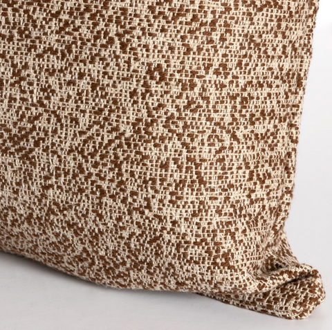 Reema Pillow - 20" - Textured Chestnut