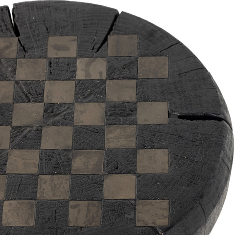 Chess Table - Carbonized Black