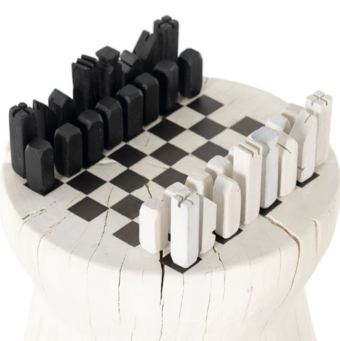 Chess Table - Ivory