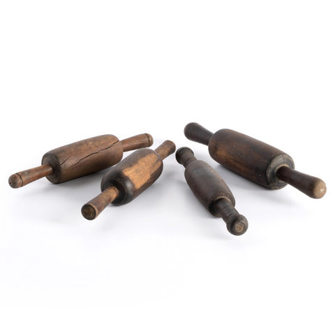 Found Chappti Rollers - Set of 4 - Reclaimed Natural