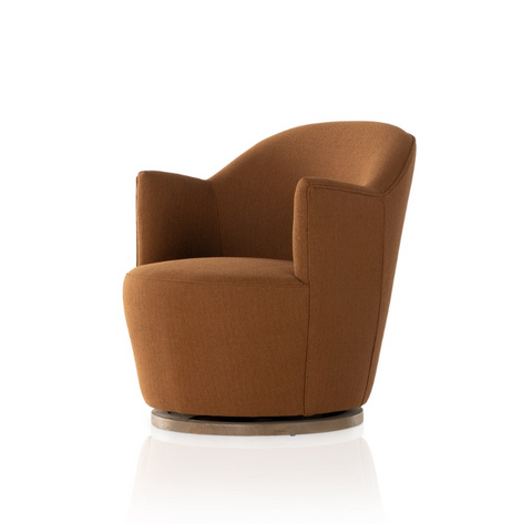 Aurora Swivel Chair- Patton Burnish