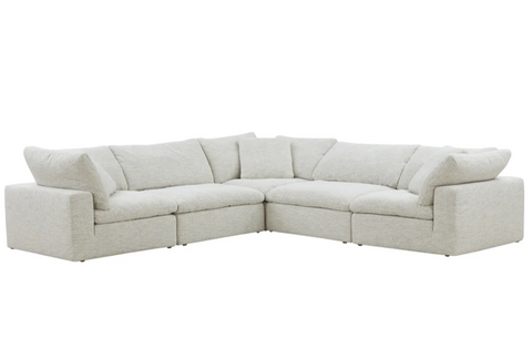Clay Classic L-Shaped Modular Sectional Coastside Sand