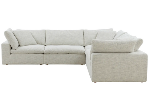 Clay Classic L-Shaped Modular Sectional Coastside Sand