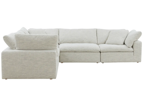 Clay Classic L-Shaped Modular Sectional Coastside Sand