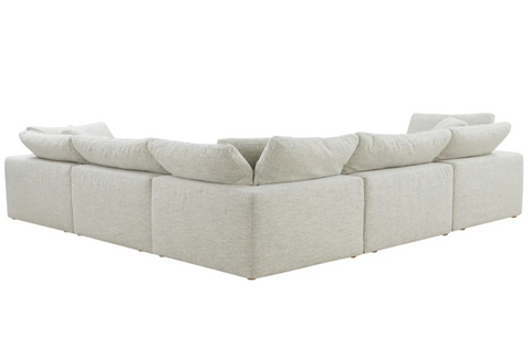 Clay Classic L-Shaped Modular Sectional Coastside Sand