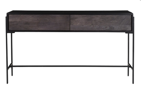 Tobin Console Table  - Charcoal