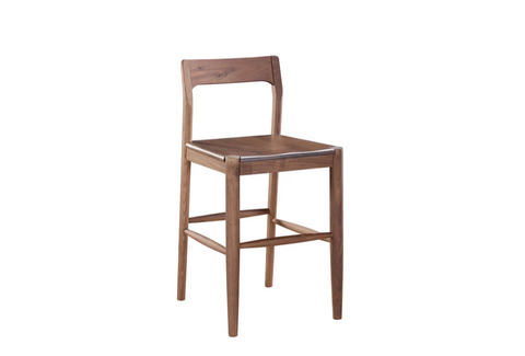 Owing Counter Stool - Walnut