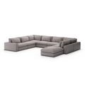 Bloor 7-Pc Sectional W/ Ottoman-Chess Pewter