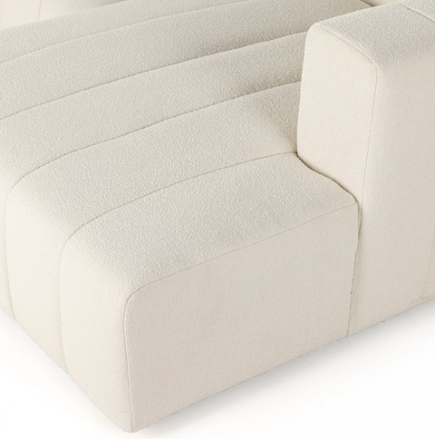 Langham Channeled 5Pc RAF Chaise Sectional-Fayette Cloud