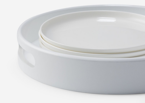 Share Tray - Round & White