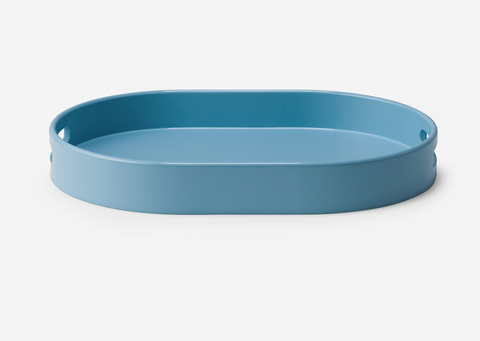 Share Tray - Oval & Blue