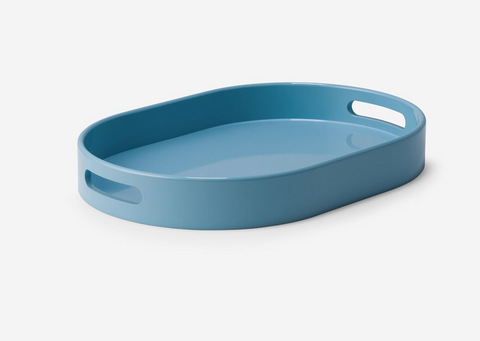 Share Tray - Oval & Blue